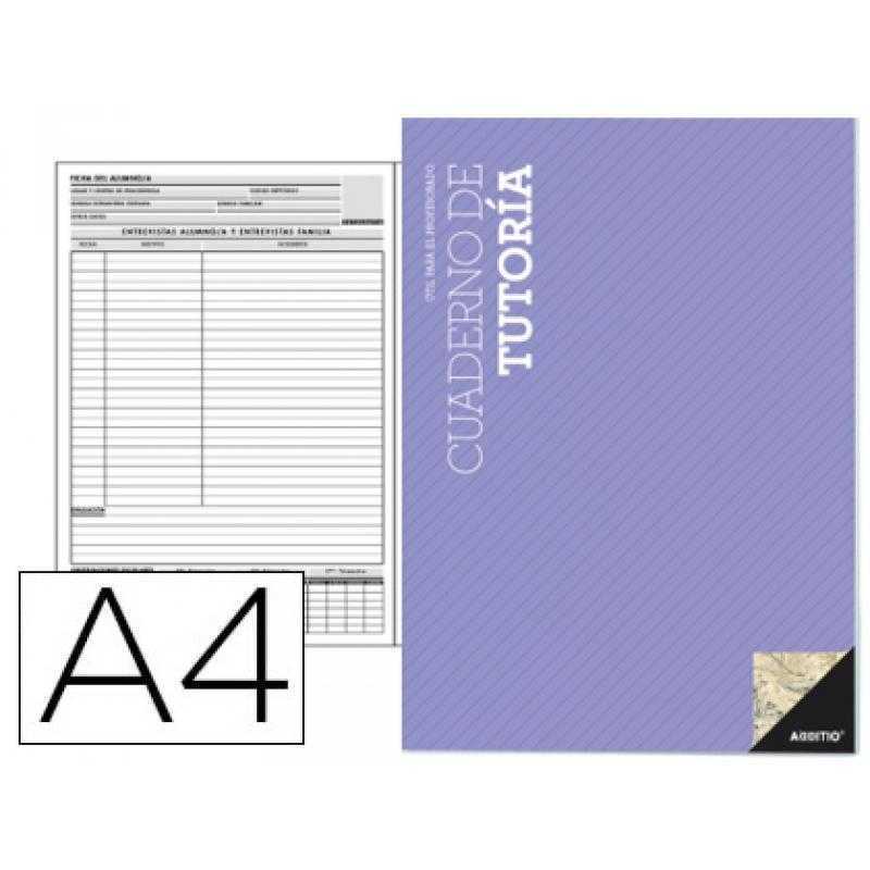 Cuaderno de tutoria additio a4 seguimiento del alumnado y faltas de asistencia