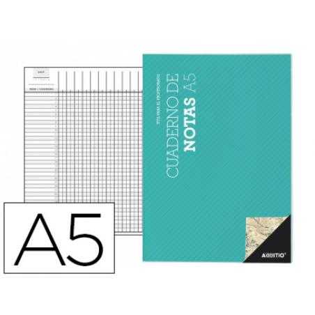 Cuaderno de notas aditio a5 horario planificacion mensual plan de curso
