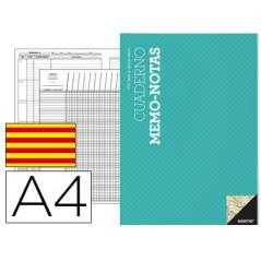 Bloc notas memo additio a4 evaluacion continua planificacion semanal actividades en catalan