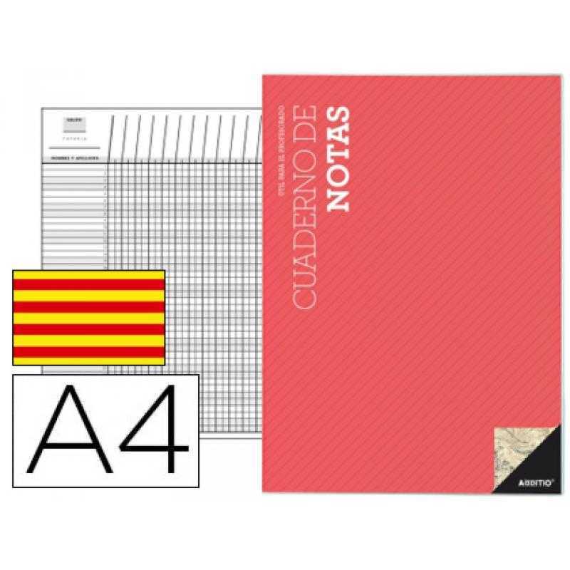 Bloc notas additio a4 plan de curso y evaluacion continua en catalan