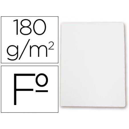 Subcarpeta cartulina gio folio blanca 180 g/m2