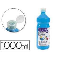 Tempera liquida liderpapel escolar 1000 ml turquesa