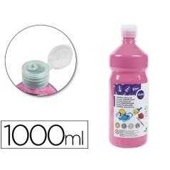 Tempera liquida liderpapel escolar 1000 ml rosa