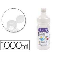 Tempera liquida liderpapel escolar 1000 ml blanco