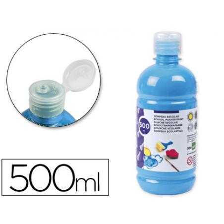 Tempera liquida liderpapel escolar 500 ml turquesa