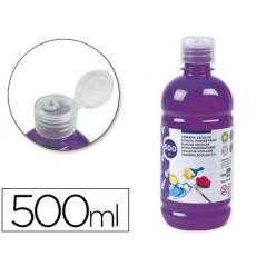 Tempera liquida liderpapel escolar 500 ml violeta