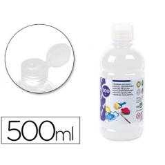 Tempera liquida liderpapel escolar 500 ml blanco