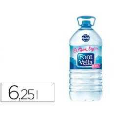 Agua mineral natural font vella sant hilari garrafa 6,25 l