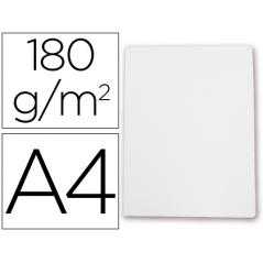 Subcarpeta cartulina gio din a4 blanca 180 g/m2