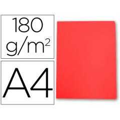 Subcarpeta cartulina gio din a4 rojo pastel 180 g/m2