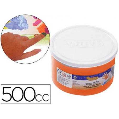 Pintura a dedos jovi 500 cc naranja