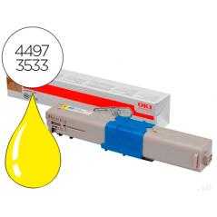 Toner oki c301dn/c321dn amarillo 1500 pag