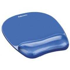 Alfombrilla para raton fellowes azul con reposamuñeca de gel