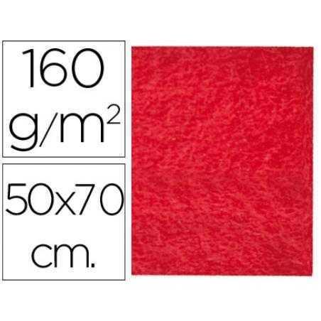 Fieltro liderpapel 50x70cm rojo 160g/m2