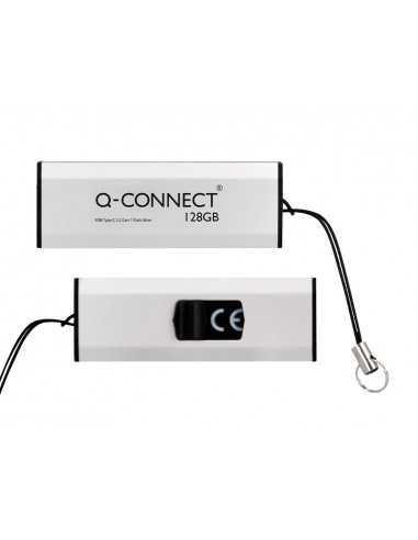 Memoria usb q-connect flash drive 128 gb 3.2 tipo c