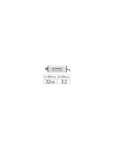Memoria usb q-connect flash drive 32 gb 3.2 tipo c