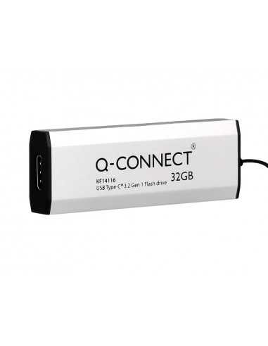 Memoria usb q-connect flash drive 32 gb 3.2 tipo c