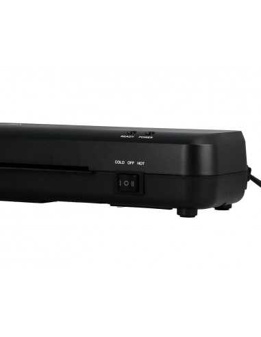 Plastificadora q-connect compacta kf19061 din a4 plastificado caliente/frio luces ready/power 2 rodillos