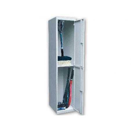 Taquilla metalica ar storage 50x180x40 cm 2 puertas con llave color gris inicial