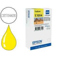 Ink-jet epson stylus t7014 amarillo xl wp-4000 4500 capacidad 3400 pag
