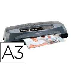 Plastificadora fellowes neptuno din a3 de 4 rodillos frio y caliente hasta 175 mc 570x125x180mm