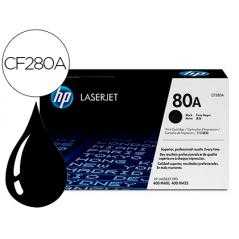 Toner hp laserjet negro cf280a 2700 pag