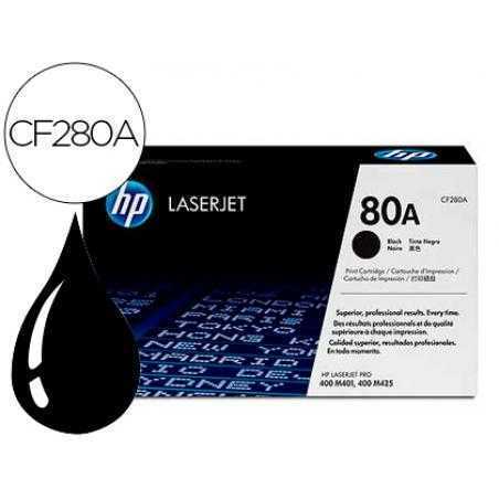 Toner hp laserjet negro cf280a 2700 pag
