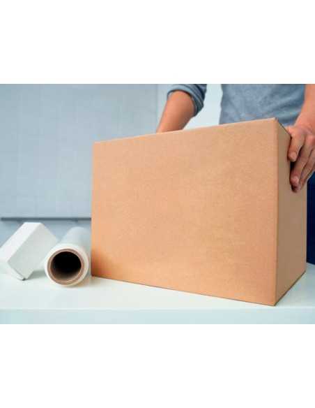 Caja para embalar q-connect americana ultra resistente carton reciclado canal doble 7mm color kraft 304x150x217 mm Caja para embalar q-connect americana ultra resistente carton reciclado canal doble 7mm color kraft 304x150x217 mm