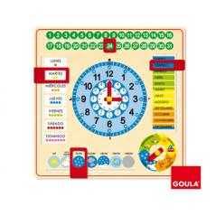 Reloj calendario diset castellano