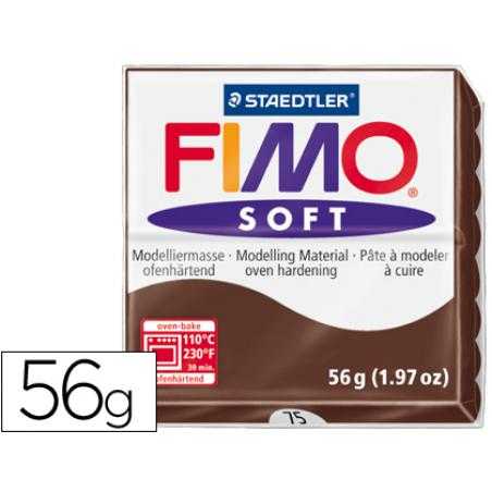Pasta staedtler fimo soft 56 gr color chocolate