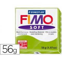 Pasta staedtler fimo soft 56 gr color verde manzana