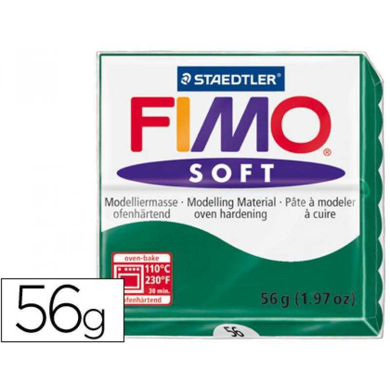 Pasta staedtler fimo soft 56 gr color verde esmeralda