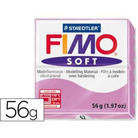 Pasta staedtler fimo soft 56 gr color violeta claro