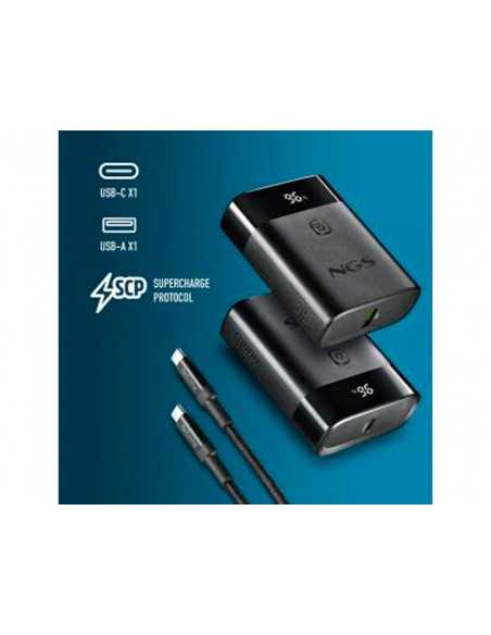 Bateria externa portatil ngs carga rapida de 22,5 w