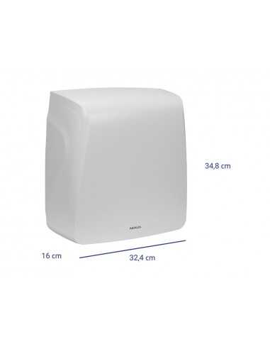 Dispendador maul care reciclable para toallas plegadas en v fabricado en abs