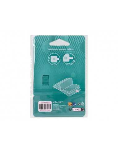 Portaboligrafo autoadhesivo antartik para cuaderno note con elastico hasta 15 mm grosor 80 mm verde aguamarina