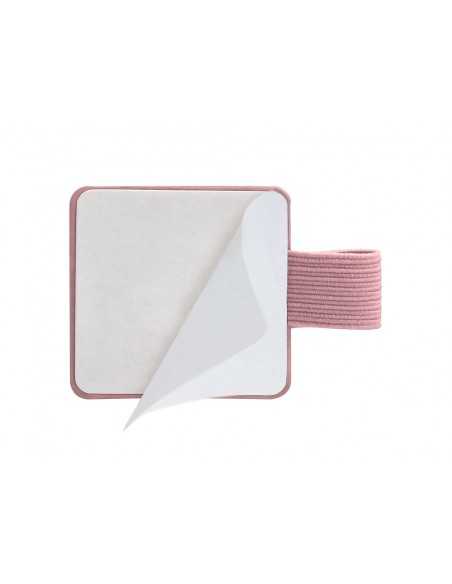 Portaboligrafo autoadhesivo antartik para cuaderno note con elastico hasta 15 mm grosor 80 mm rosa 40x40 mm Portaboligrafo autoadhesivo antartik para cuaderno note con elastico hasta 15 mm grosor 80 mm rosa 40x40 mm