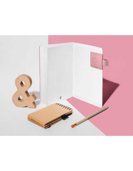 Portaboligrafo autoadhesivo antartik para cuaderno note con elastico hasta 15 mm grosor 80 mm rosa 40x40 mm Portaboligrafo autoadhesivo antartik para cuaderno note con elastico hasta 15 mm grosor 80 mm rosa 40x40 mm