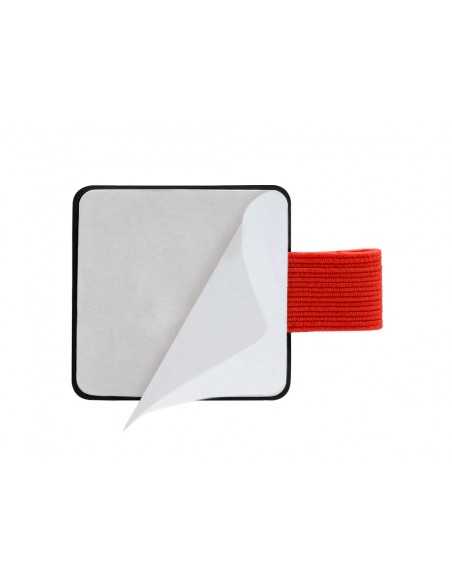 Portaboligrafo autoadhesivo antartik para cuaderno note con elastico hasta 15 mm grosor 80 mm negro y rojo Portaboligrafo autoadhesivo antartik para cuaderno note con elastico hasta 15 mm grosor 80 mm negro y rojo