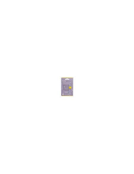 Portaboligrafo autoadhesivo antartik para cuaderno note con elastico hasta 15 mm grosor 80 mm morado y amarillo Portaboligrafo autoadhesivo antartik para cuaderno note con elastico hasta 15 mm grosor 80 mm morado y amarillo