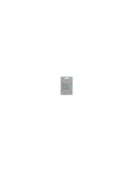Portaboligrafo autoadhesivo antartik para cuaderno note con elastico hasta 15 mm grosor 80 mm gris y turquesa Portaboligrafo autoadhesivo antartik para cuaderno note con elastico hasta 15 mm grosor 80 mm gris y turquesa