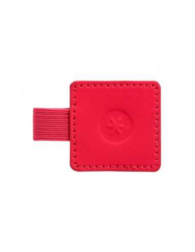Portaboligrafo autoadhesivo antartik para cuaderno note con elastico hasta 15 mm grosor 80 mm fucsia 40x40 mm