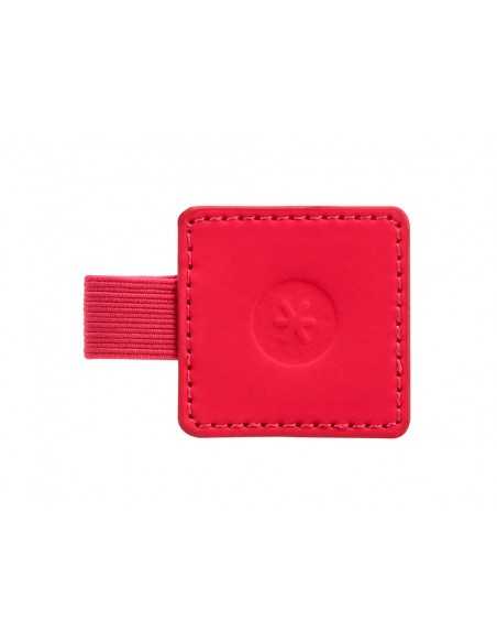 Portaboligrafo autoadhesivo antartik para cuaderno note con elastico hasta 15 mm grosor 80 mm fucsia 40x40 mm
