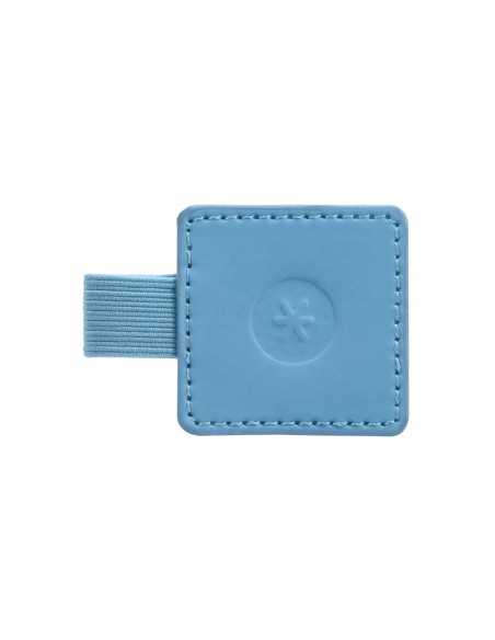 Portaboligrafo autoadhesivo antartik para cuaderno note con elastico hasta 15 mm grosor 80 mm azul claro 40x40 Portaboligrafo autoadhesivo antartik para cuaderno note con elastico hasta 15 mm grosor 80 mm azul claro 40x40