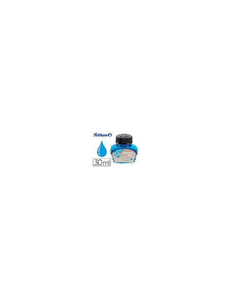 Tinta estilografica pelikan 4001 turquesa bote 30 ml