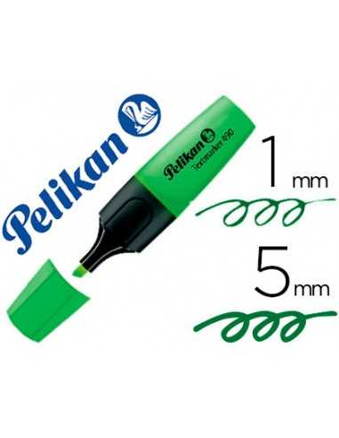 Rotulador pelikan fluorescente textmarker 490 verde