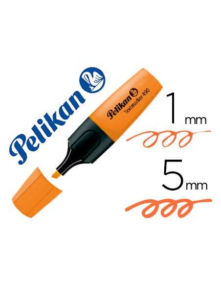 Rotulador pelikan fluorescente textmarker 490 naranja