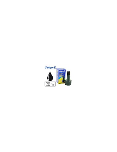 Tinta tampon pelikan negro bote 28 ml
