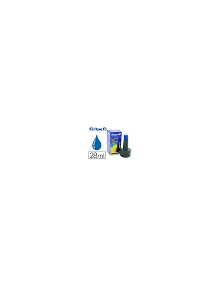Tinta tampon pelikan azul bote 28 ml