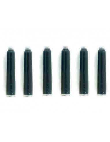 Tinta para plumas pelikan negra caja 6 cartuchos